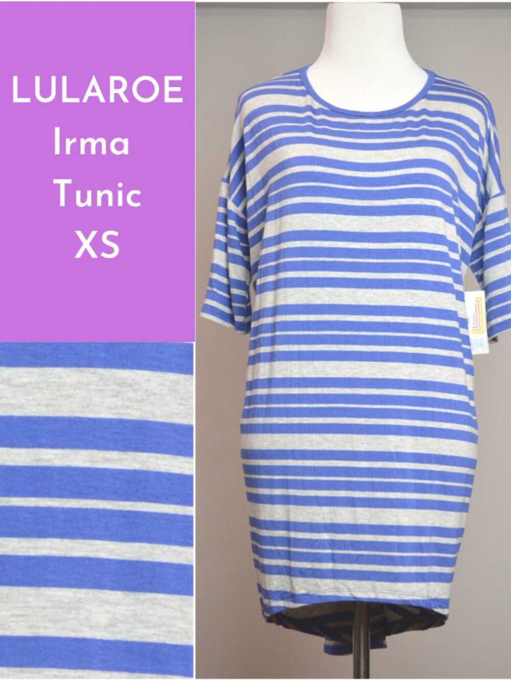 NWT XS Striped Irma